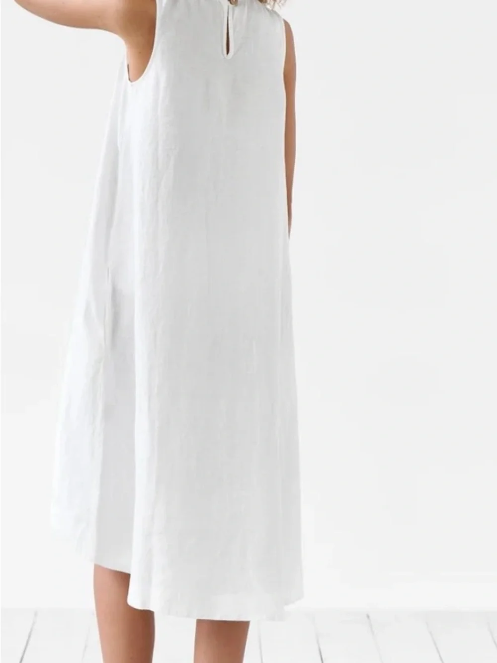 Magic Linen White Linen Dress